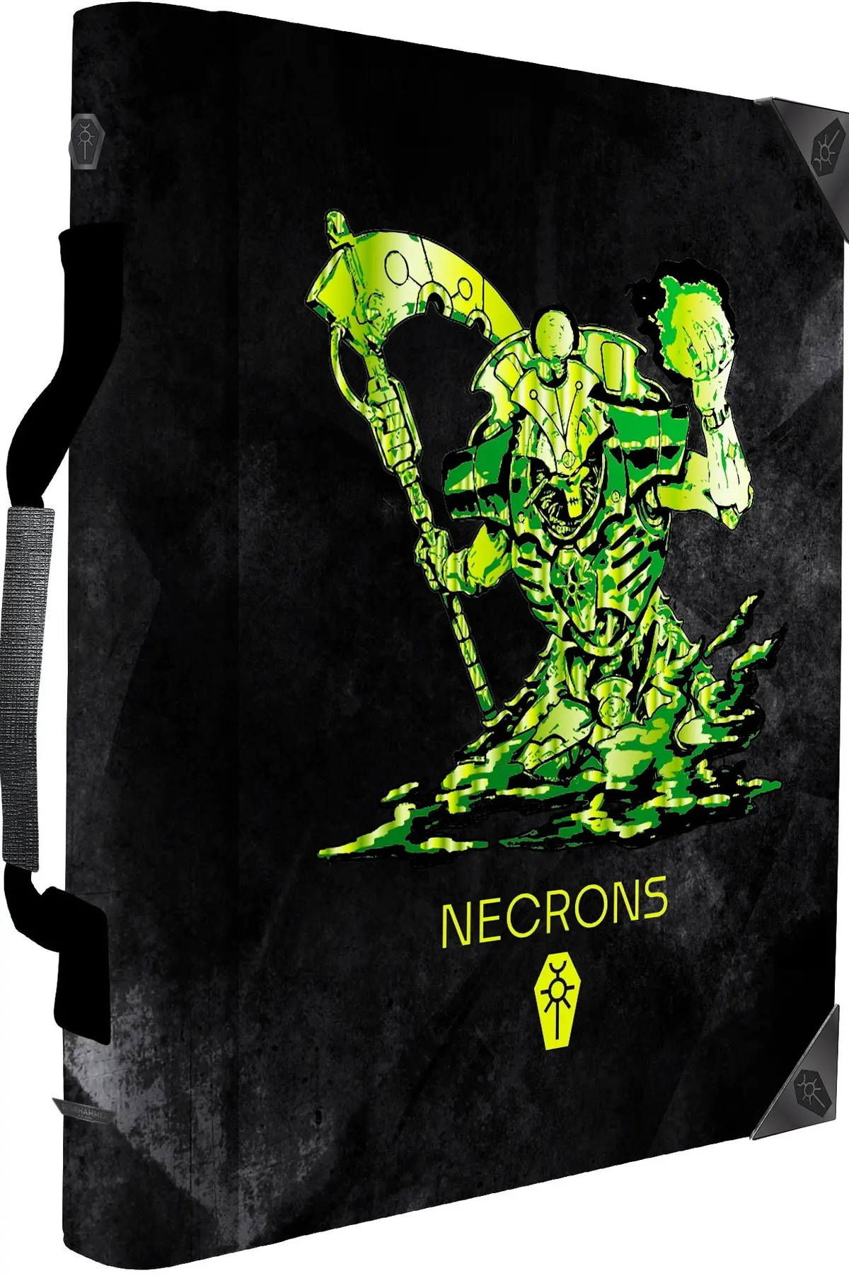 Ultra Pro Codex Book Folio – Debossed & Printed – Warhammer 40,000: Necrons 1