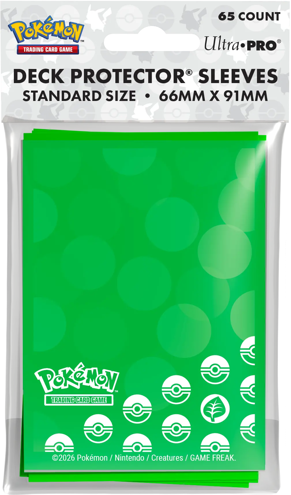 Ultra Pro D-Pro Pokemon Energy Grass Type 65Ct 1