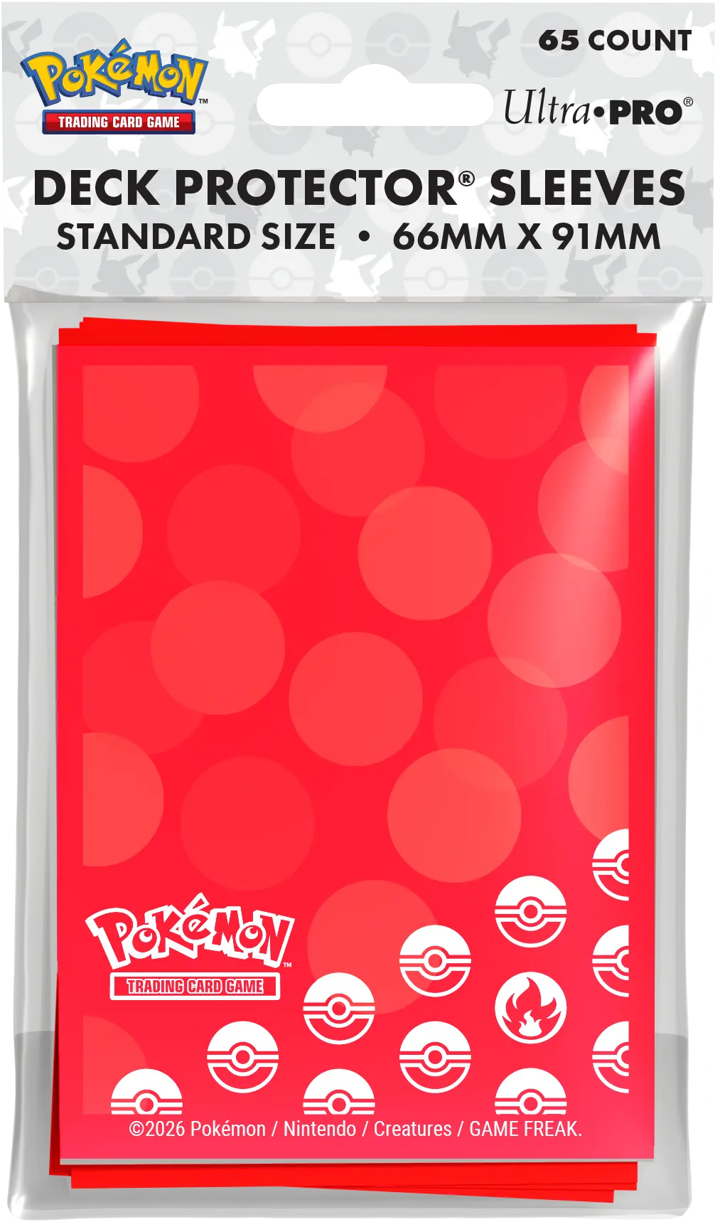 Ultra Pro D-Pro Pokemon Energy Fire Type 65Ct 1