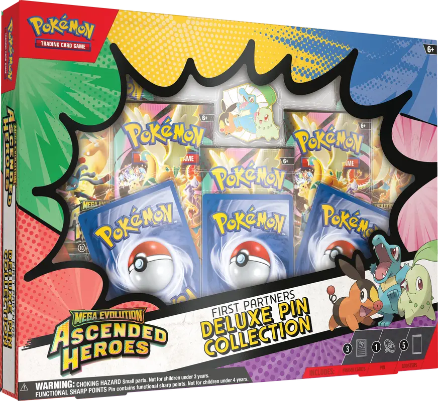 Pokémon Tcg: Mega Evolution 2.5 – Ascended Heroes First Partners Deluxe Pin Collection 1