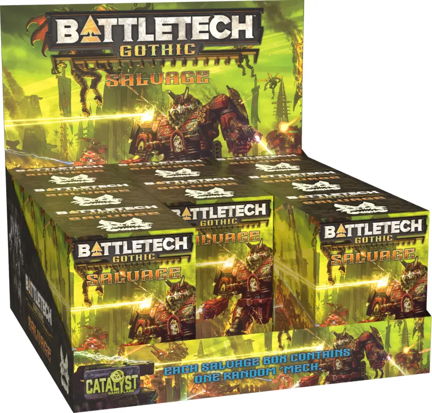Battletech Gothic Salvage 9Ct Pop Display 1