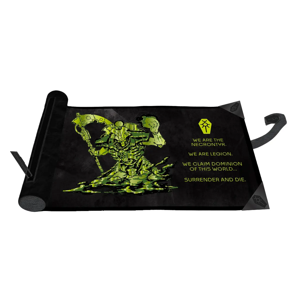 Ultra Pro Premium Foil Dice Scroll – Warhammer 40,000: Necrons – Codex Aligned 1