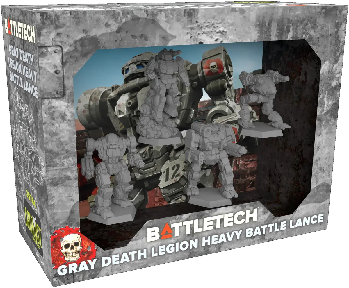 Battletech Gray Death Legion Heavy Battle Lance Forcepack 1