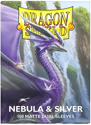 Dragon Shield: Dual Matte Sleeves – Nebula And Silver (100 Count) 1