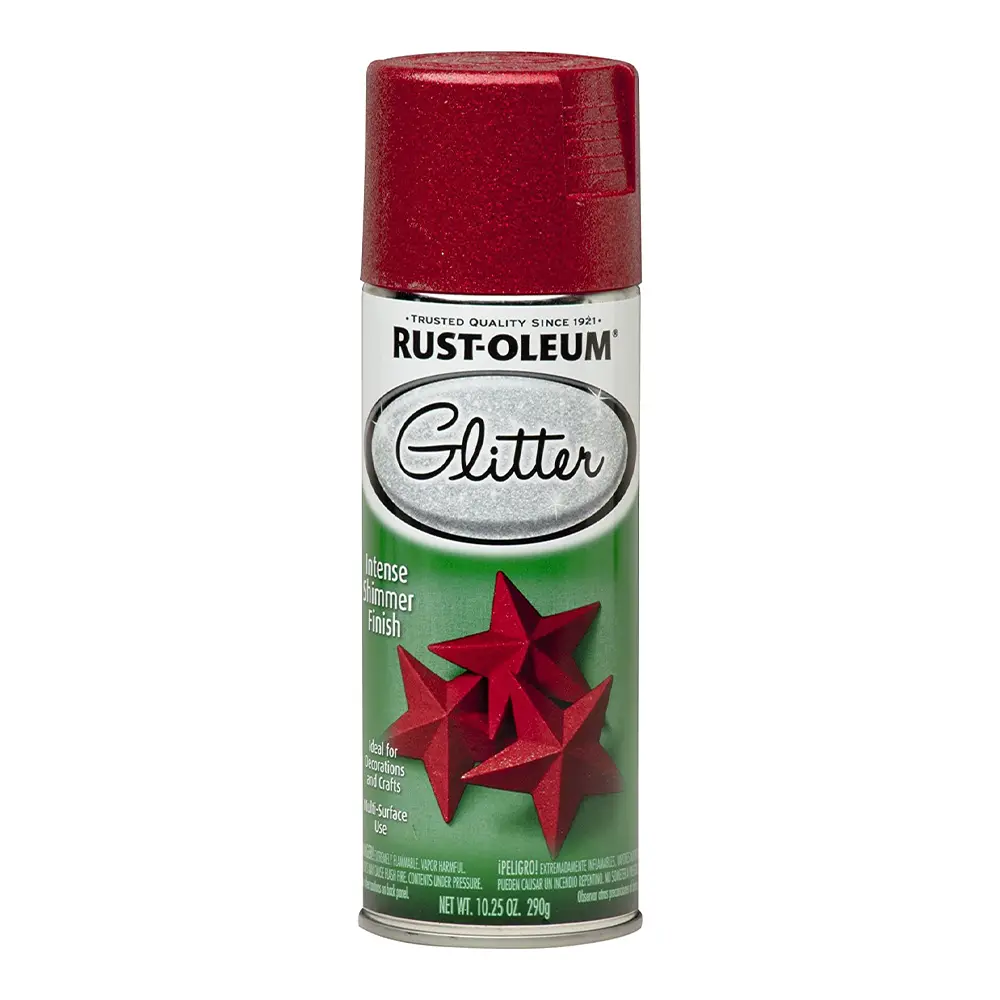 Rustoleum Specialty Glitter Spray Paint 290G Red 1