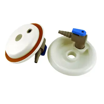 Replacement End Seals With Valves And Gasket - Pack Of Two, For Wildco Beta Bottles 2.2, 3.2, 4.2L. 1