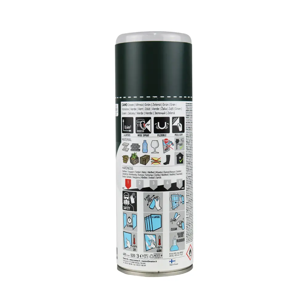 Car-Rep Rubber Comp Removable Plasti Dip Paint 400Ml Matte Camo Green 2