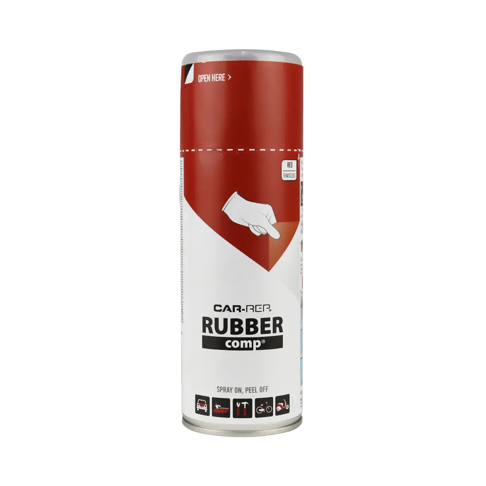 Car-Rep Rubber Comp Removable Plasti Dip Paint 400Ml Semi Gloss Red 1