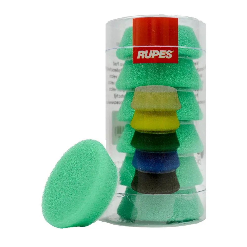 Rupes Bigfoot 30/40Mm Nano Ibrid Green Medium Polishing Pad 9.Bf40j X 6 Pack 1