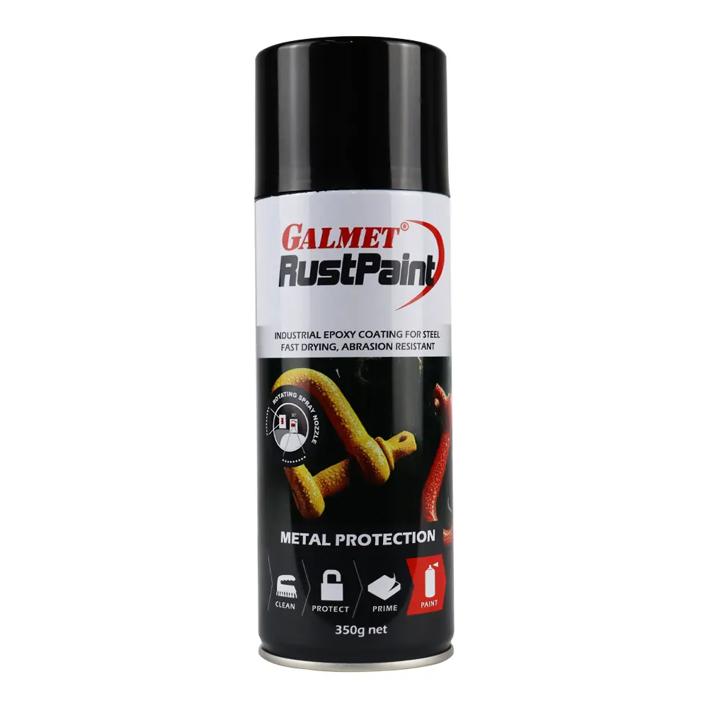 Galmet® Rustpaint Epoxy Enamel 350G Black 1