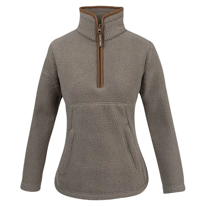 Jack Pyke Ladies Half Zip Sherpa Fleece Pullover 3