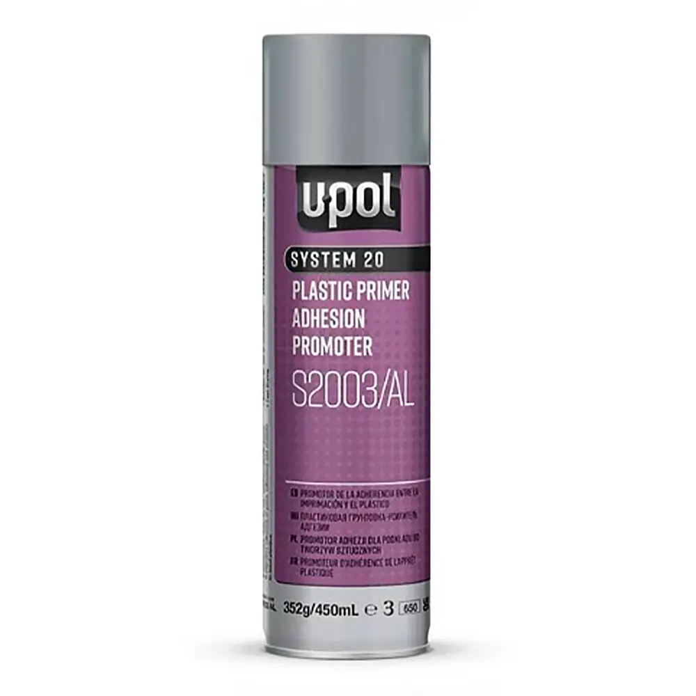 U-Pol Universal Plastic Primer Adhesion Promoter S2003 450Ml Clear 1