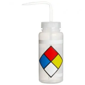 Wash Bottle, Safety Vented, Polyethylene, 500 Ml 1