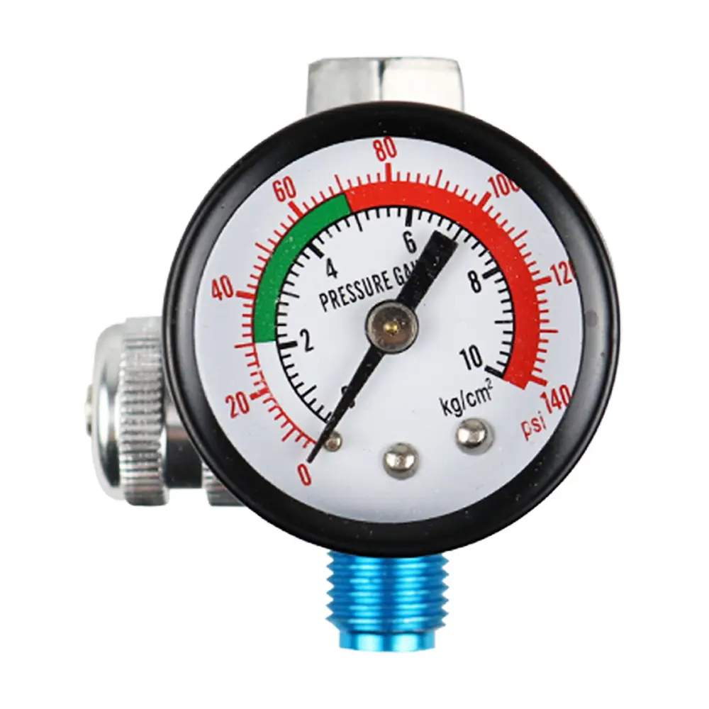 Sar Air Regulator With Gauge 1/4" Bsp Fitting 140 Psi 10 Bar Max Pressure 1