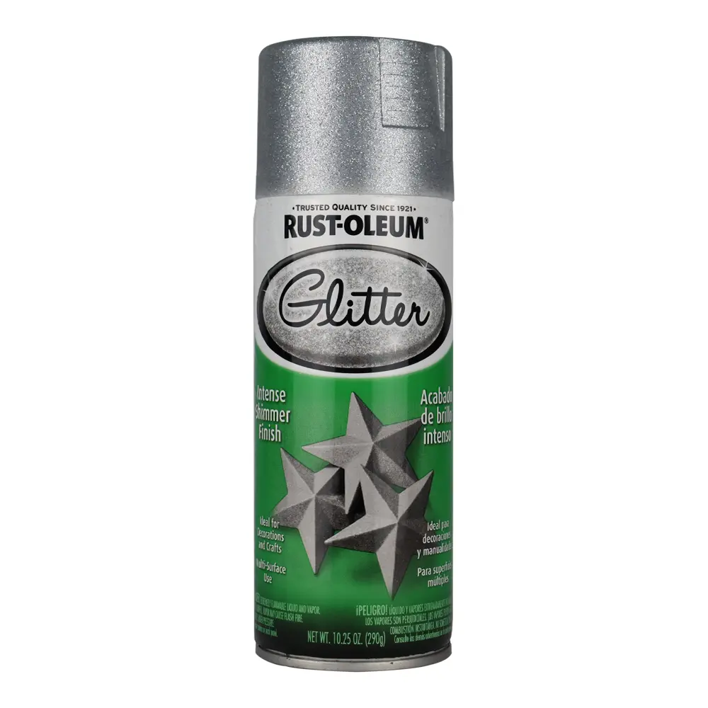 Rustoleum Specialty Glitter Spray Paint 290G Silver 1