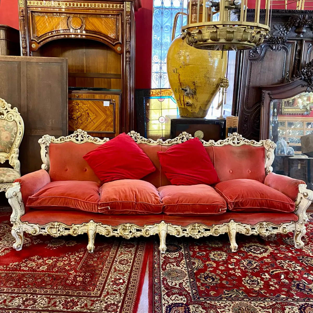 Antique Italian And Gilt Salon Set 1