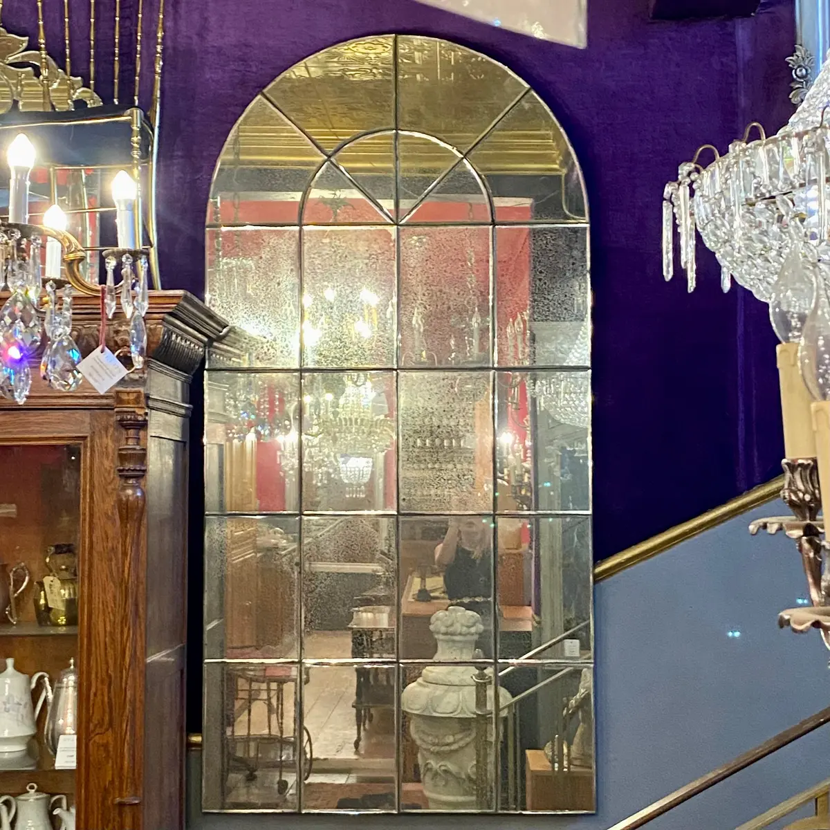 Arched Panelled Mirror 1
