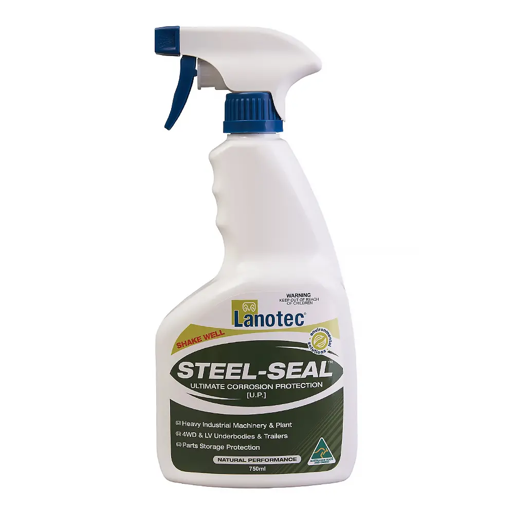 Lanotec Lanolin Steel-Seal Corrosion Protection 4Wd Trailers Ag Marine 750Ml 1