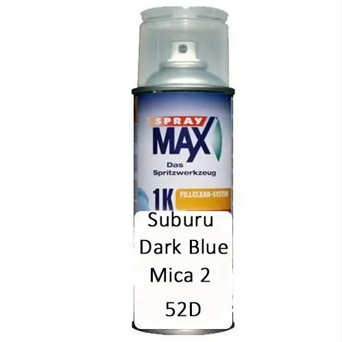 Touch Up Spray Suburu Dark Blue Mica 2 / 52D 1
