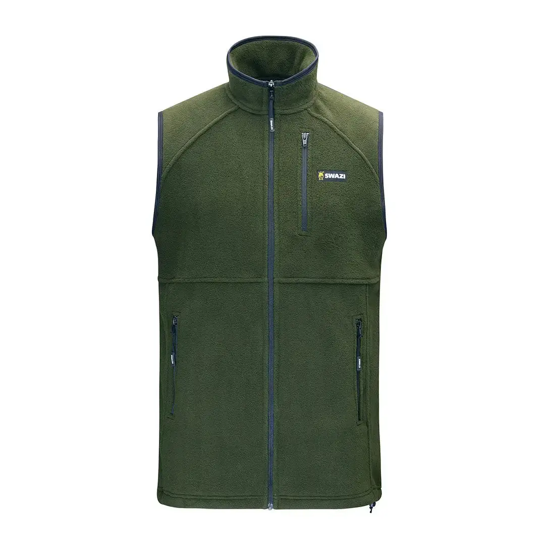 Swazi Sherpa Vest - Olive 1