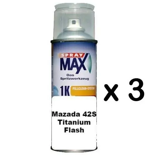 Touch Up Can Mazda 42S Titanium Flash Paint 2 3 6 Cx5 Cx9 Bt50 298Ml X 3 1