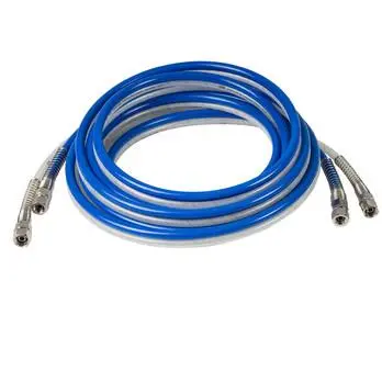 Pressure Pot Air Reinforced Hose 20M With Cbp Fittings 8Mm Fluid And 6Mm Professional 1