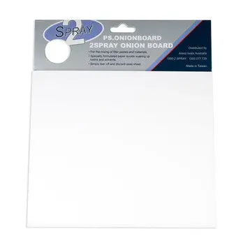 2Spray Onion Board For Putty, Fillers, Bog 100 Sheet 1