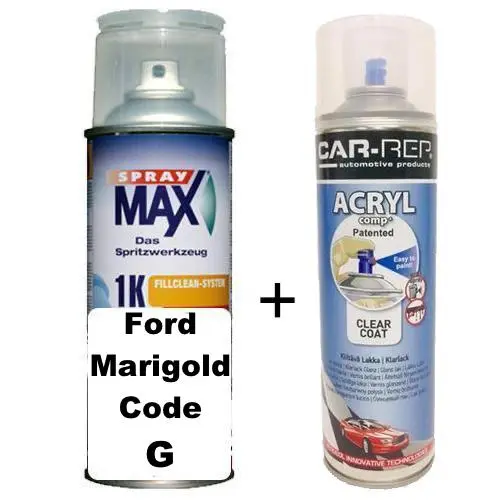 Auto Touch Up Paint Ford Marigold Code G Plus 1K Clear Coat 1