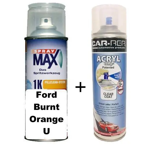 Auto Touch Up Paint Ford Burnt Orange Z Plus 1K Clear Coat 1