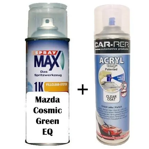 Auto Touch Up Paint Mazda Cosmic Green Eq Plus 1K Clear Coat 1