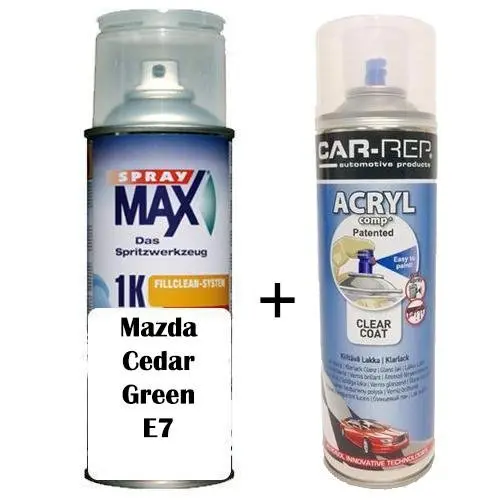 Auto Touch Up Paint Mazda Cedar Green E7 Plus 1K Clear Coat 1