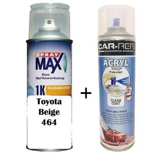 Auto Touch Up Paint For Toyota Beige 464 Plus 1K Clear Coat 1