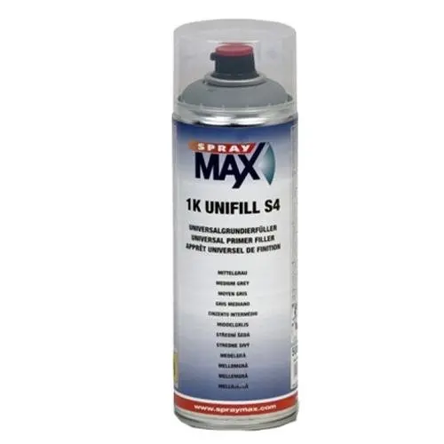Spray Max Automotive Car 1K Unifill S4 Medium Grey Universal Primer Filler 500Ml 1