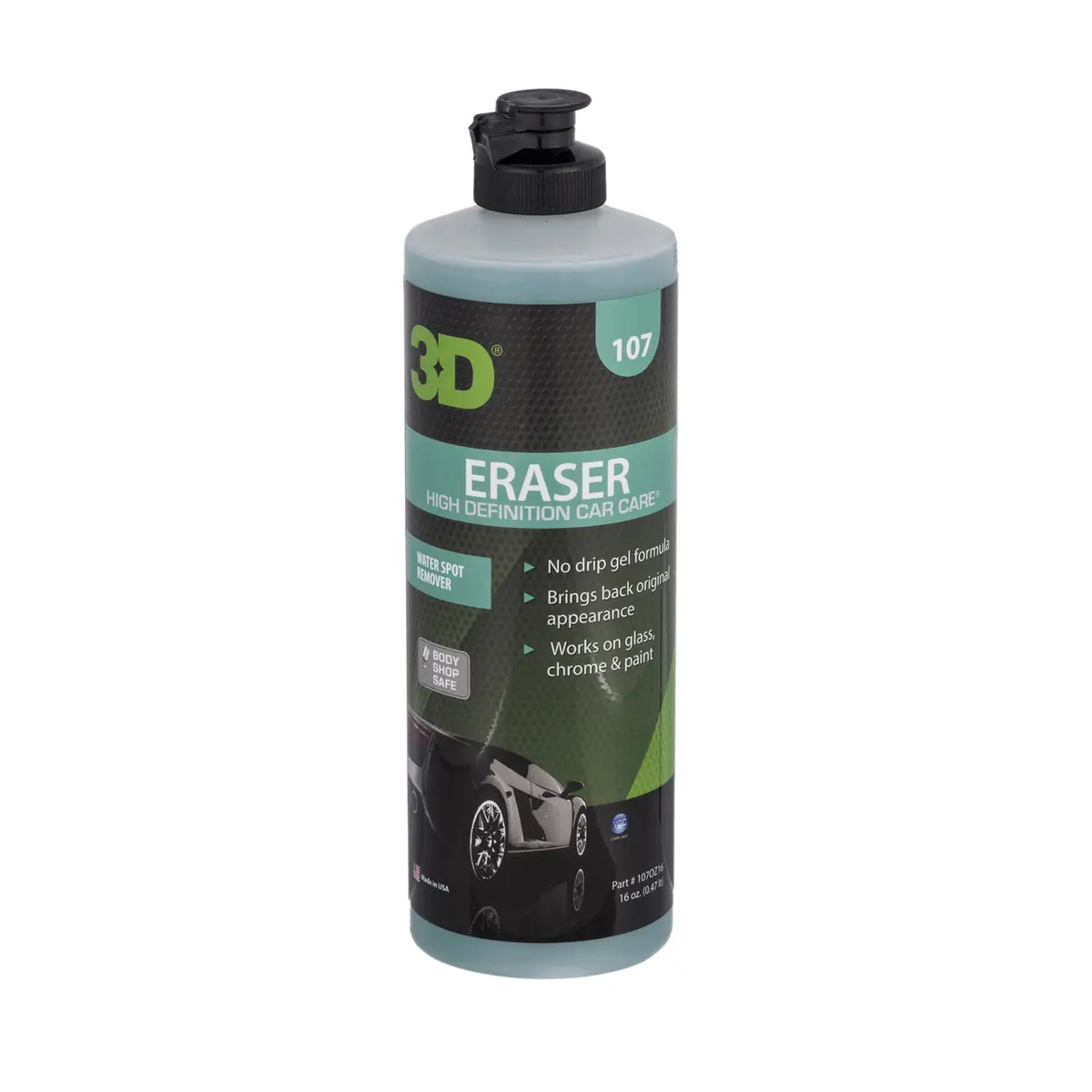 3D 107 Eraser Water Spot Remover 473Ml 1