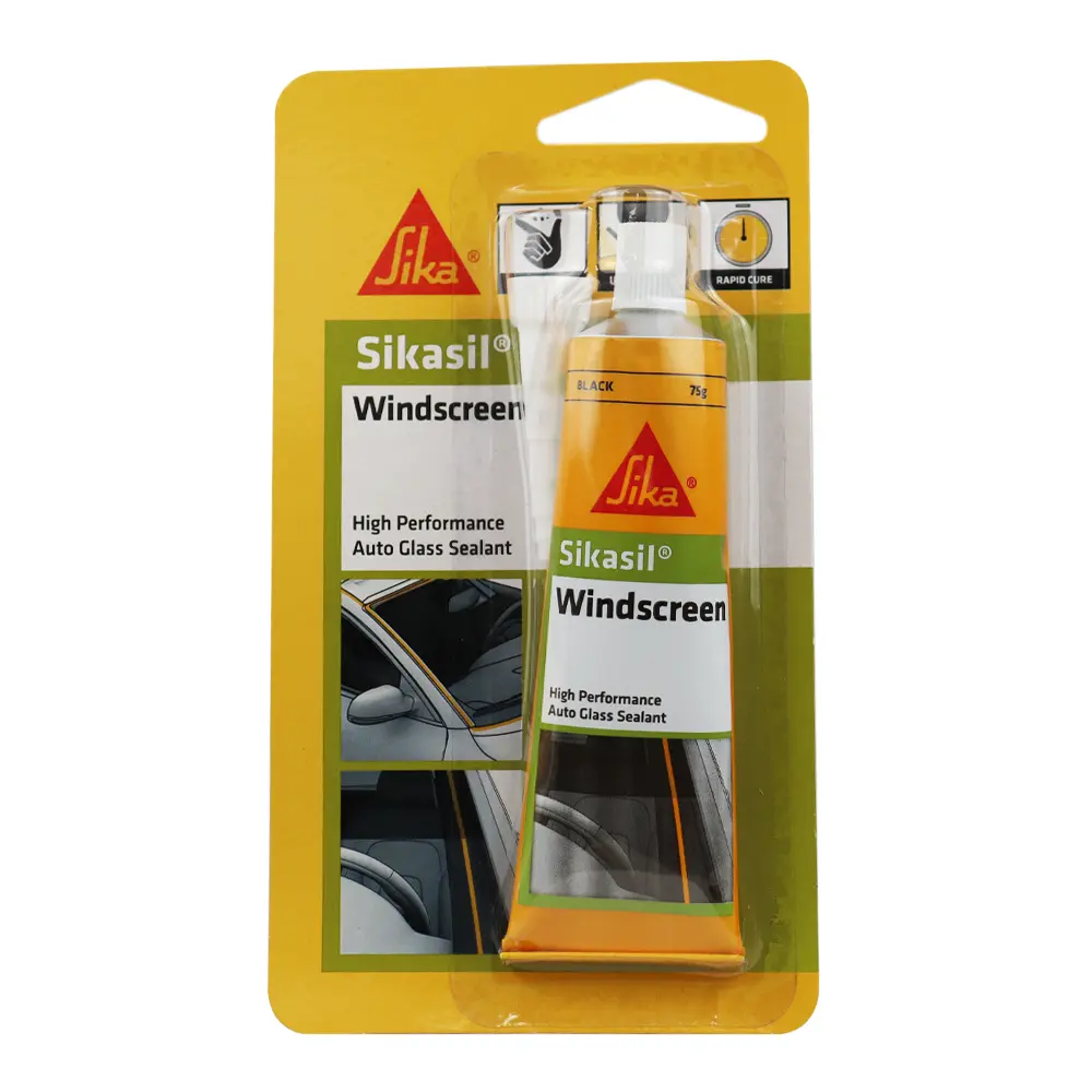 Sika Sikasil Windscreen Automotive Bonding Glass Sealant 75Gm Black 1