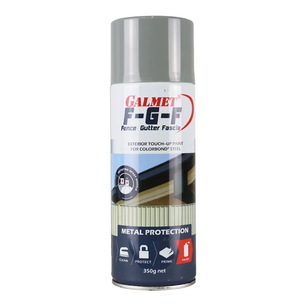 Galmet Fence Gutter Fascia Fgf Colorbond 350G Spray Paint Aerosol Windspray 1