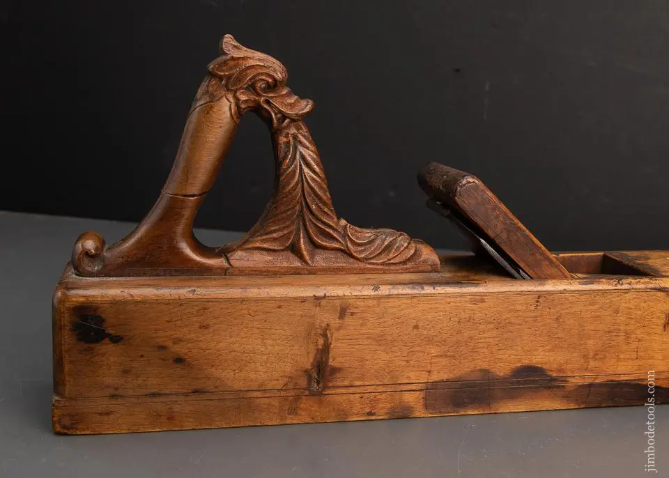 Remarkable! 24 Inch Jointer Plane With Curved Sea Serpent Handle - Excelsior 96160 1