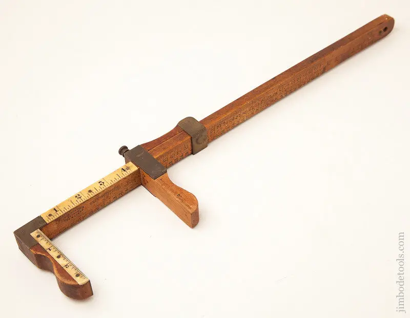 Good+ 19 Inch U.S. Standard Shoe Rule By Kerby & Bro. Makers 51 Fulton St Ny * 71553 1