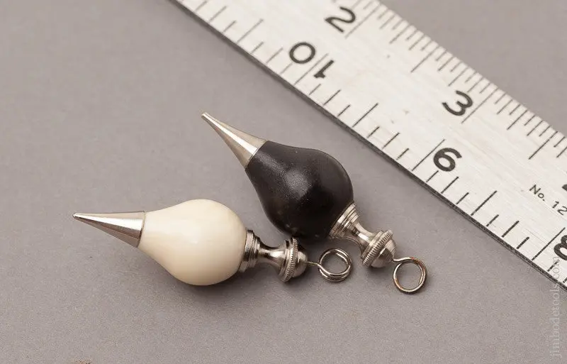 Pair Of 1 3/4 Inch Plumb Bobs By Paul Hamler --- 71895U 1