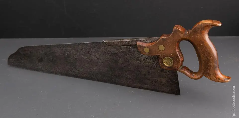 Awesome Disston No. 8 Half Back Saw - Excelsior 95009 1