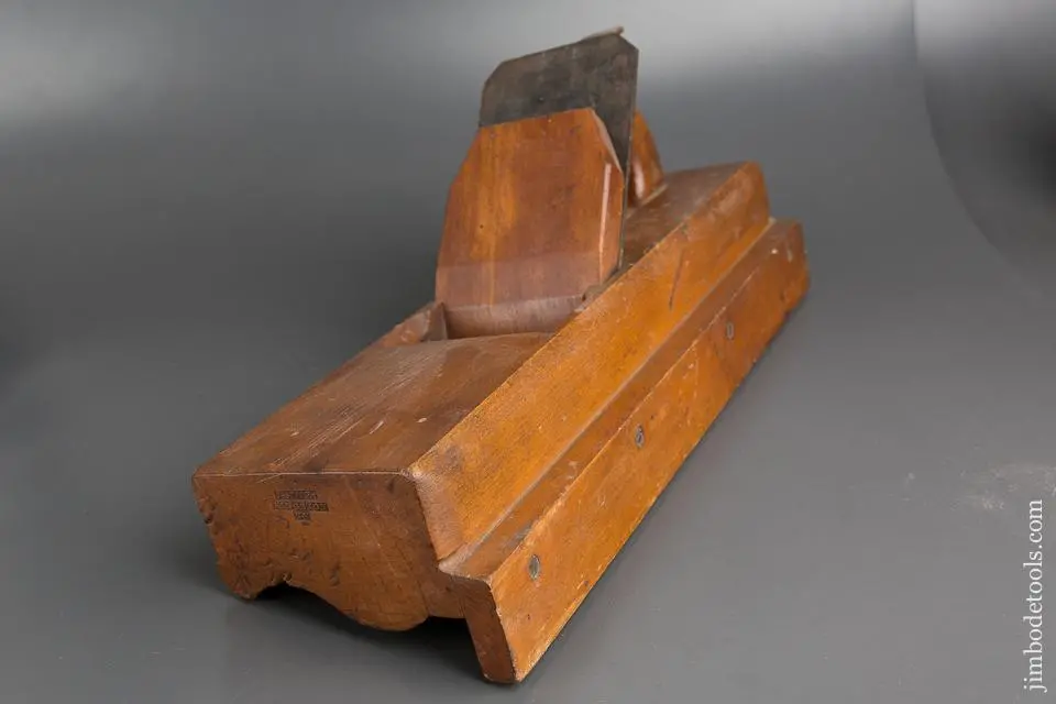 Outstanding! 5 Inch Crown Molding Plane Dated 1832 By J. Stiles Kingston Ny ---  83167R 1