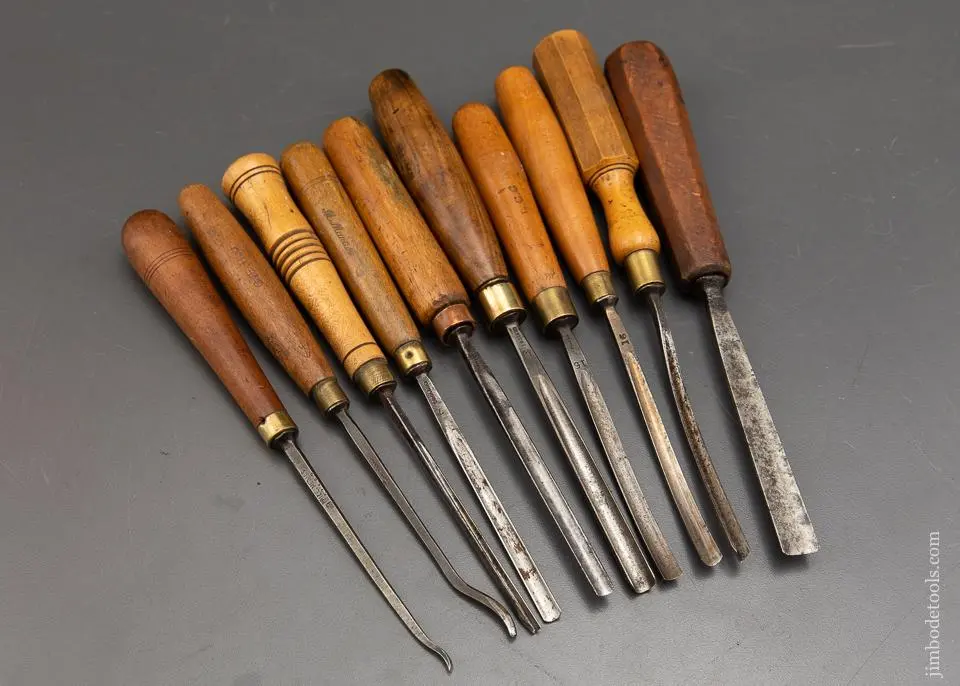 Ten Awesome Addis Carving Gouges --- 93032 1