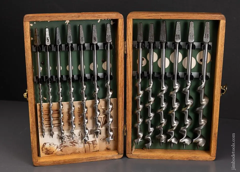 Complete Set Of Irwin Auger Bits In Original Box - 95688 1