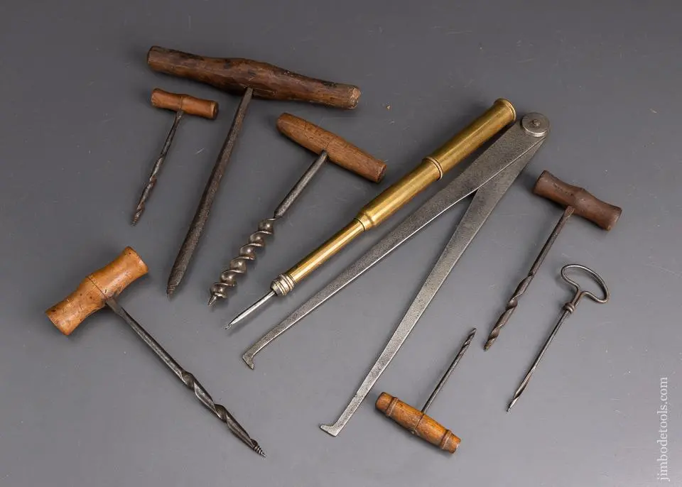 Job Lot Of 9 Good Antique Tools - 95857 1