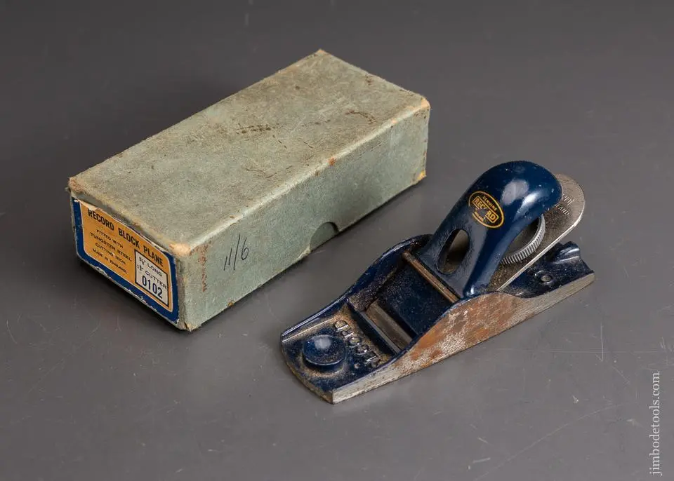 Record No. 0102 Block Plane In Its Original Box - 95886 1
