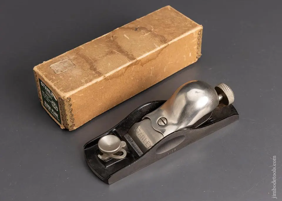 Stanley No. 65 Low Angle Block Plane Near Mint In Box - 95897 1