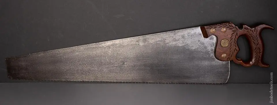 Disston No. 12 London Spring Rip Hand Saw - 95943 1