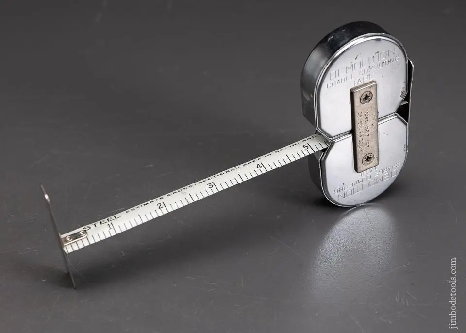 Unusual Demolition Charge Computing Tape Measure By J. Roe & Sons Inc. - 95976 1