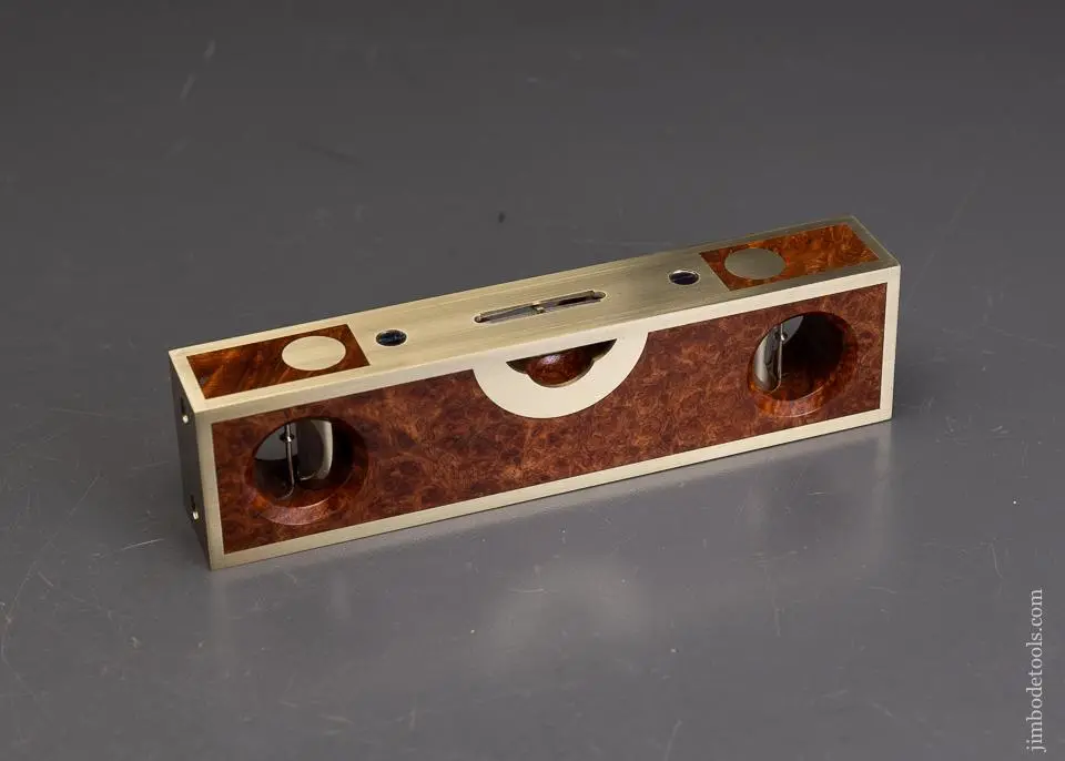 Stunning Amboyna Burl Stratton Bros. Level By Barry Weaver - Excelsior 95997 1