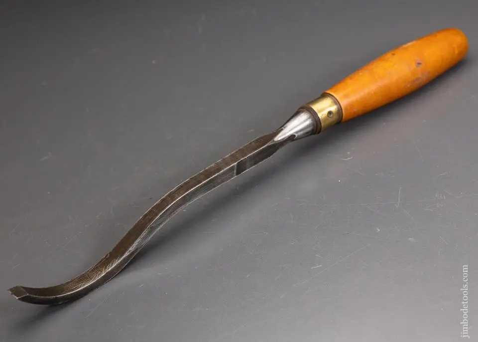 Extra Fine Boxwood Handled Swan Neck Mortise Chisel By I. Sorby - 95999 1